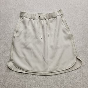 Lululemon On The Fly Woven Skirt Women's Size 10 Silverstone Stretch Casual